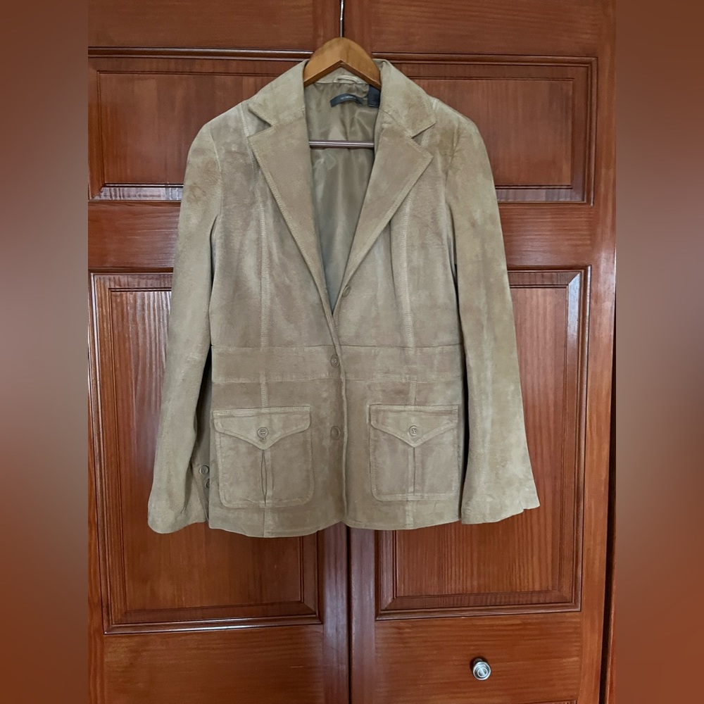 Liz Claiborne Faux Suede Blazer